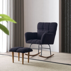 Relax Sallanır Kreslo - Siyah - Eymense