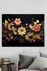 Rengarenk Çiçek Geçidi Kanvas Tablo - Markaev