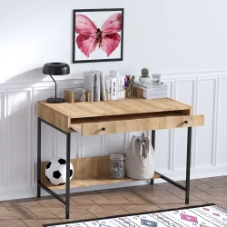 Rex Çalışma Masası - Meşə - Decoroom Collection (1)