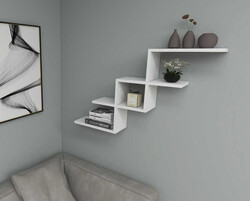 Reynard Divar Rəfi - Ağ - Modev