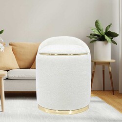 Ridge Gold Pufik - Krık Beyaz - Zemhome