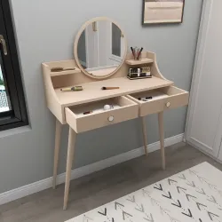 Risoma Makiyaj Masası - Krem - Decoroom Collection (1)