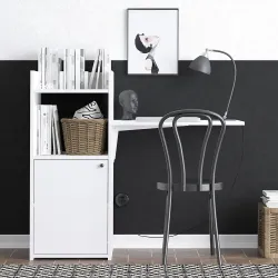 Rita Çox Məqsədli Dolab - Ağ - Decoroom Collection (1)