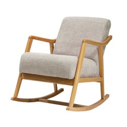 Rock Yellənən Berjer Kreslo - Qəhvəyi - Zemhome (1)