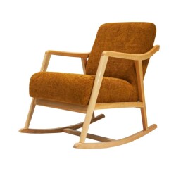 Rock Yellənən Berjer Kreslo - Xardal - Zemhome (1)