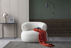 Roma Kreslo - Beyaz - Eymense