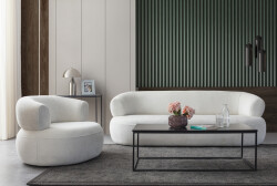 Roma Divan Dəsti 3+1 - Beyaz - Eymense (1)