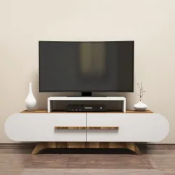 Rose Tv Stend - Cəviz/Ağ - 1