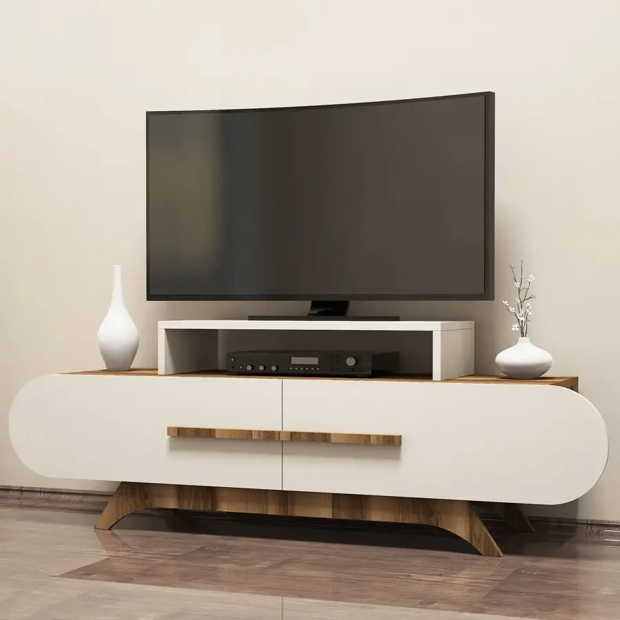 Rose Tv Stend - Cəviz/Krem - 2