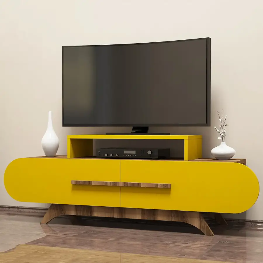 Rose Tv Stend - Cəviz/Sarı - 2