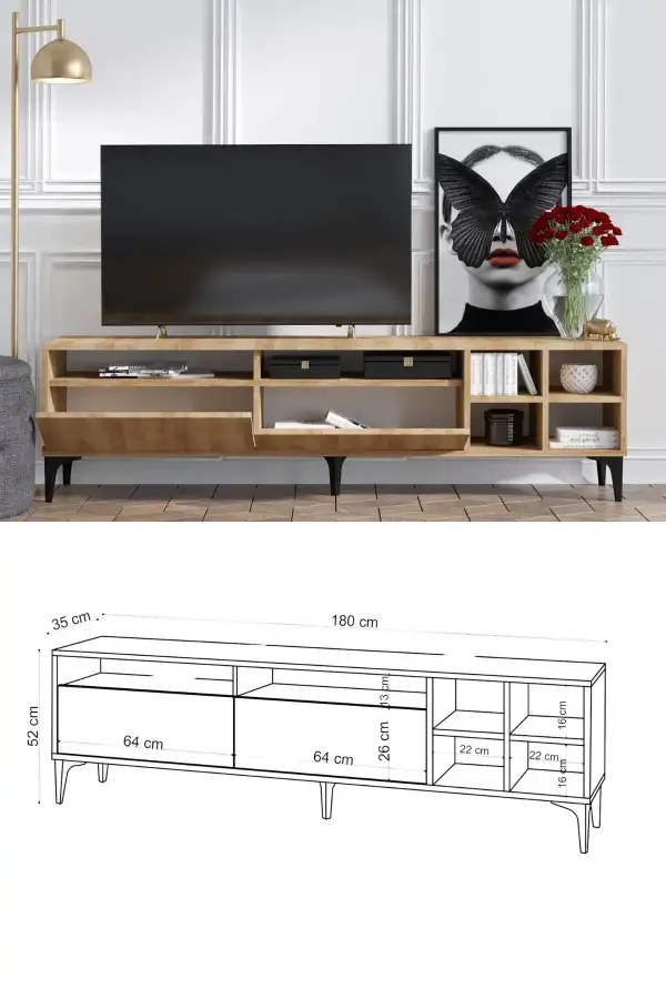 Eva Tv Stend - Meşə - 2