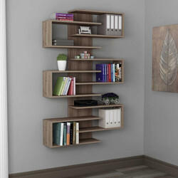 Rozalin Kitab Rəfi - Cəviz - Modev (1)