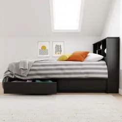 Sadi Bir Nəfərlik Çarpayı - Qara - Modev (1)