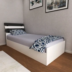 Scott Bir Nəfərlik Çarpayı - Ağ - 1