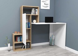 Segoro Çalışma Masası - Ağ/Meşə - Modev (1)