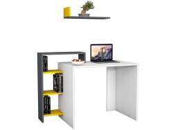 Serta Çalışma Masası - Ağ/Antrasit/Sarı - Modev (1)