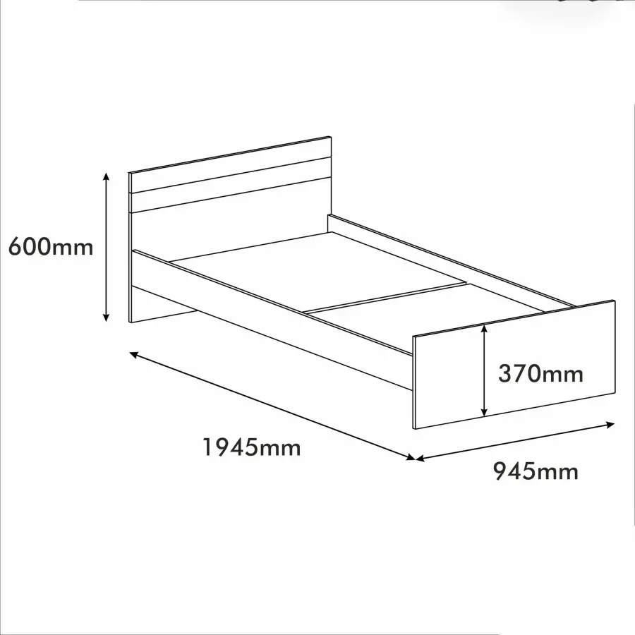 Serta Uşaq Otağı Mebel Dəsti + Çarpayı, Dolab, Çalışma masası, Tumba - Antrasit/Sarı - 8