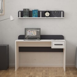 Seylo Çalışma Masası - Ağ/Antrasit - Modev