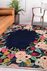 Siyah Gül Klasik Kilim 021 - 1