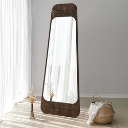 Smooth Masif Boy Güzgü / Ceviz Renk - Neostill