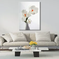 Snowdrop Flowers Kətan Tablo TB2082 - 1