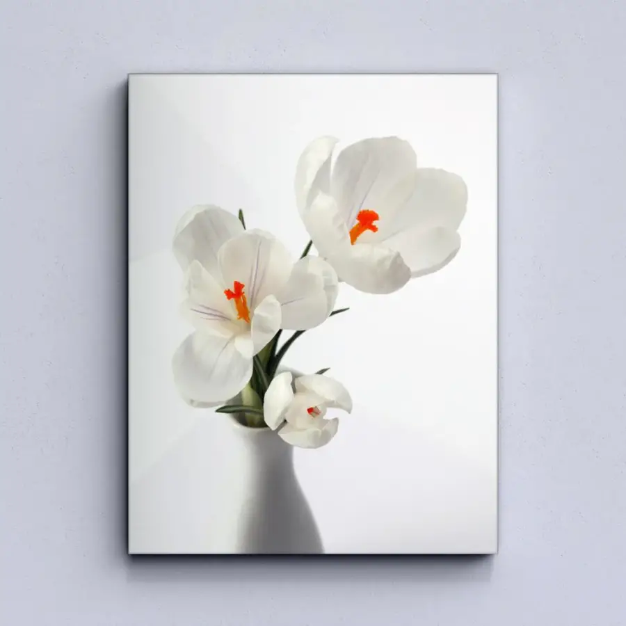 Snowdrop Flowers Kətan Tablo TB2082 - 2