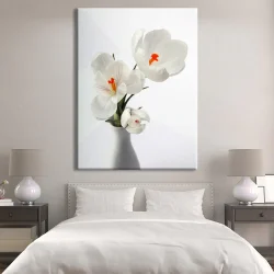 Snowdrop Flowers Kətan Tablo TB2082 - 3