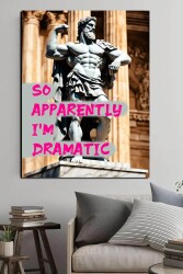 So Apparently im Dramatic Kətan Tablo Pembe - Markaev