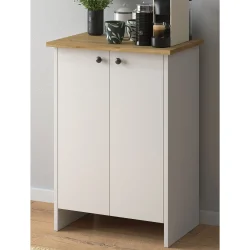 Sole Çox Məqsədli Dolab - Ağ/Meşə - Decoroom Collection (1)