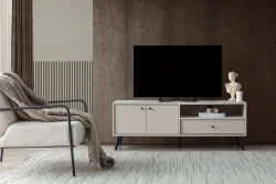 Solina Tv Stend 140cm - Krem - 3