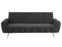 Somiya Yataqlı 3 Yerli Divan - Tünd Boz - Decore Mobilya (1)