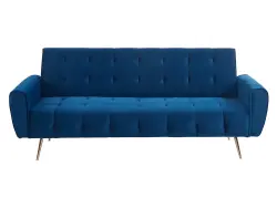 Somiya Yataqlı 3 Yerli Divan - Tünd Göy - Decore Mobilya (1)