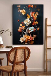 Son Bahar Çiçeği Kətan Tablo - Markaev