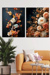 Son Bahar Çiçekleri 2'li Tablo - Markaev