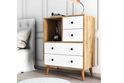 Style Rəfli Kamod, 4 Siyirtməli - Evdebiz