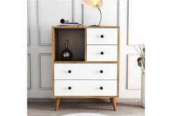 Style Rəfli Kamod, 4 Siyirtməli - Evdebiz (1)