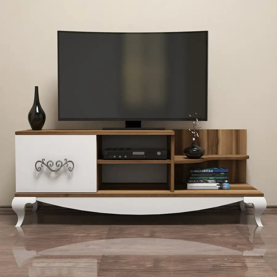 Sultan Tv Stend - Cəviz/Ağ - 1