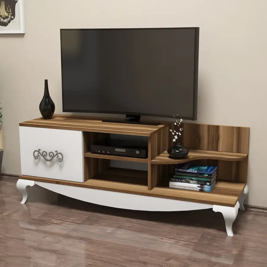 Sultan Tv Stend - Cəviz/Ağ - 2