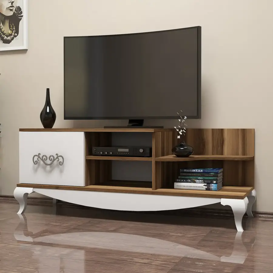 Sultan Tv Stend - Cəviz/Ağ - 3