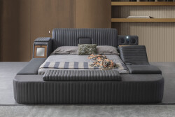 Sunline Masajlı Akıllı Çarpayı - Antrasit - Eymense (1)