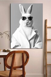 Tavşan Portresi Canvas Tablo - Markaev