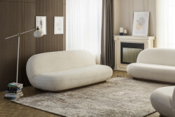 Tedy İki Yerli Divan - Beyaz - Eymense