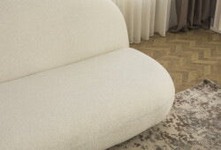 Tedy Üç Yerli Divan - Beyaz - Eymense (1)