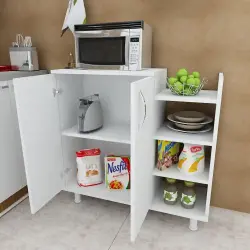 Three Çox Məqsədli Dolab - Ağ - Arneto (1)