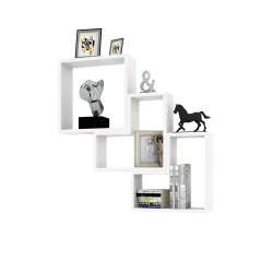 Tilia Divar Rəfi - Ağ - Decoroom Collection (1)