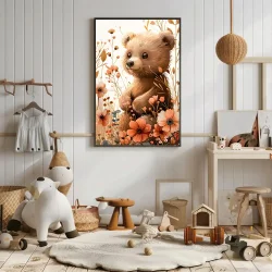 Toy Teddy Bear Kətan Tablo TB2140 - 1