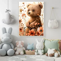 Toy Teddy Bear Kətan Tablo TB2140 - Tabloshop (1)