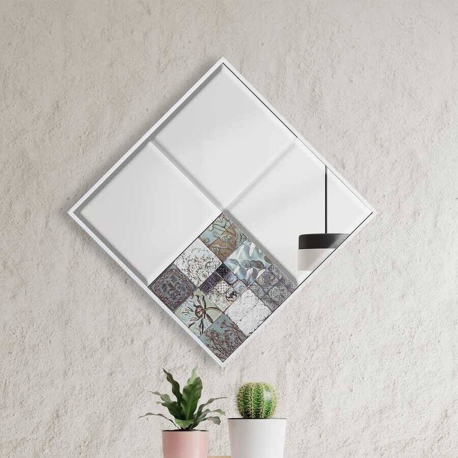 Traverten Bizoteli Güzgü 62 cm * 62 cm - Alaska - 2