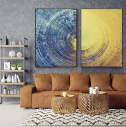 Tree Art 2'li Set Kətan Tablo TB1193 - 1