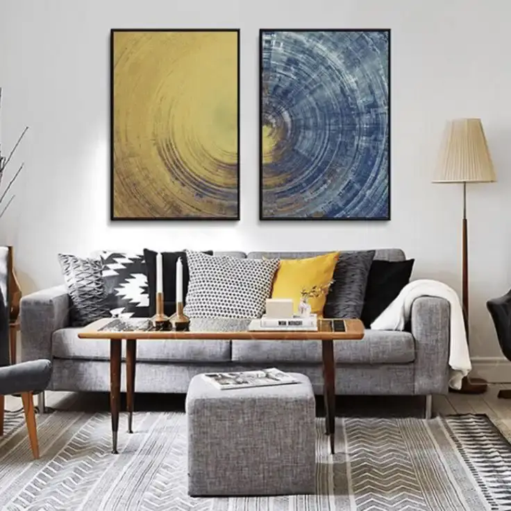 Tree Art 2'li Set Kətan Tablo TB1193 - 2